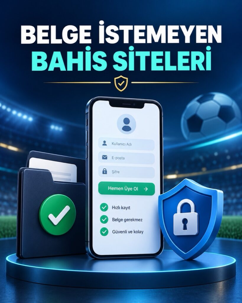 Belge İstemeyen Bahis Siteleri